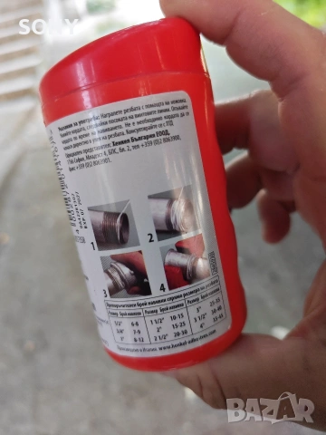 Корда Henkel тефлонова за уплътняване на резби бяла, 160 м, Loctite 55 , снимка 5 - Винтоверти - 55146469