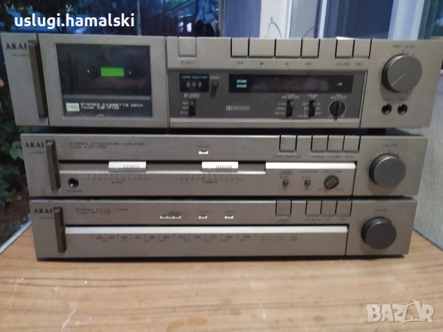 Akai /усилвател тунер и дек