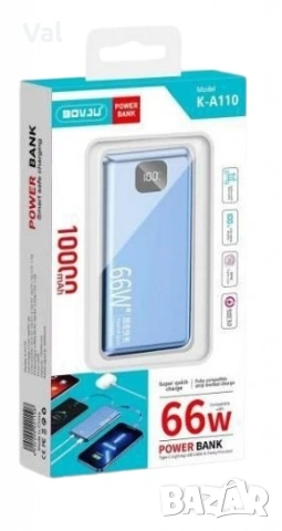 Преносима батерия 10000mAh 66W K-A110