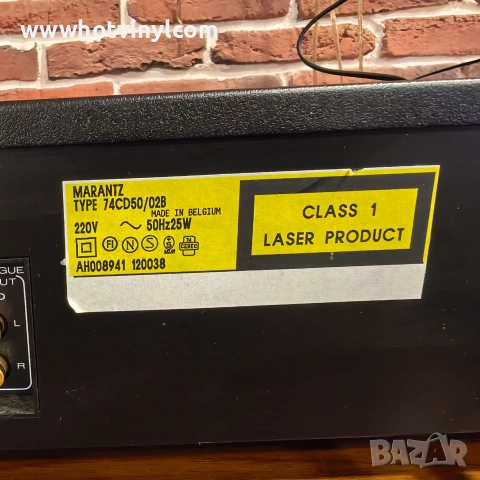 Компакт диск плейър Marantz CD-50, снимка 4 - CD дискове - 54986377