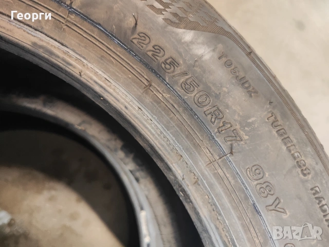 2бр.летни гуми 225/50/17 Michelin, снимка 4 - Гуми и джанти - 54401392