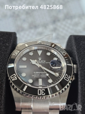 Rolex Submariner Date 41mm lBlack, снимка 4 - Мъжки - 54526581