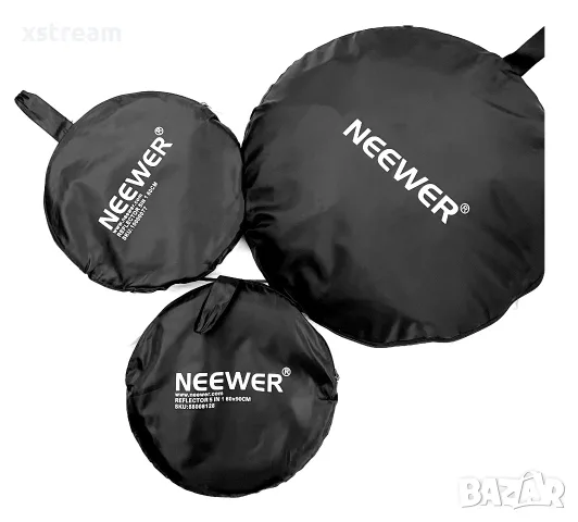 Neewer 5 в 1 Мултифункционален фотографски рефлектор / 3 Различни размера и Форма