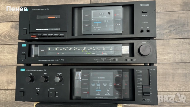 Сет Sansui made in Japan, снимка 2 - Ресийвъри, усилватели, смесителни пултове - 55275423