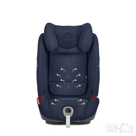 Детско столче за кола Cybex GB Gold Everna-Fix / Cybex Group 1/2/3 ISOFIX 9–36 кг Night Blue [НОВО], снимка 11 - Столчета за кола и колело - 54948946