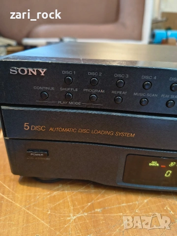 Cd player Sony чейнджър 5 сд, снимка 3 - CD дискове - 54550095