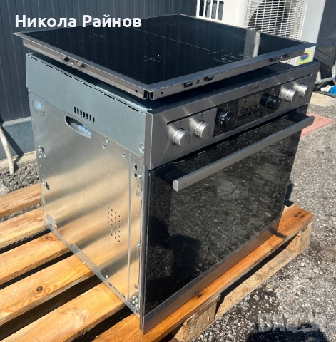 Фурна с котлони AEG инокс, снимка 4 - Печки, фурни - 54856492