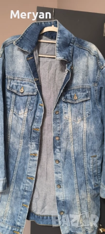 Дънково яке удължен моо