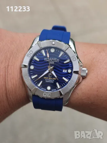 БАРТЕР Roamer Deep Sea Automatic 43mm, снимка 2 - Мъжки - 55603386