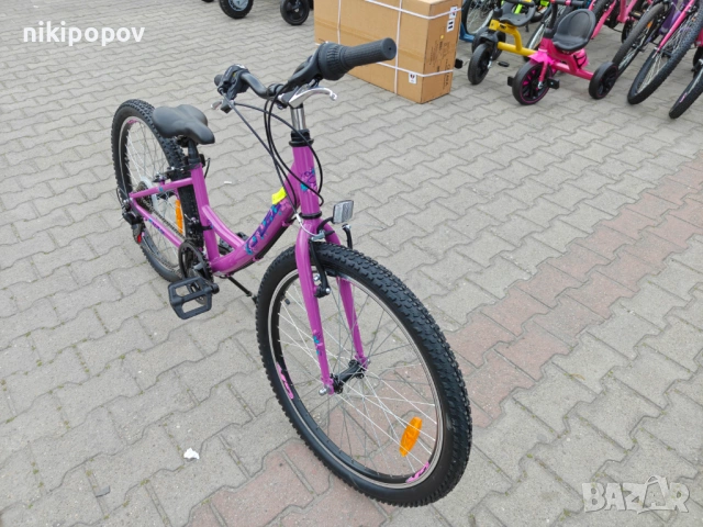 CROSS Велосипед 24" ALISSA лилав, снимка 5 - Велосипеди - 54276801