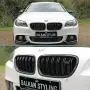 BMW F10 F11 M5 Style двойна бъбрековидна решетка Gloss Black, снимка 2