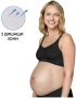 Дишащ сутиен за бременност и кърмене Medela черен S, снимка 7