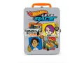 НОВИ! Метална кутия куфарче за съхранение на 18 броя коли Hot Wheels, снимка 2