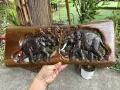 Пано за стена от тиково дърво , снимка 2