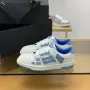 Amiri Skel Top Low Sneakers "White/Light Blue" Унисекс👟Дамски Маратонки👟Мъжки Маратонки Код ch14, снимка 6