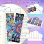 Нов DIY комплект мандала книгоразделители с кристали за деца 6-12 години Диамантена мозайка, снимка 3