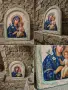  Икона Света Богородица "Неувяхващ цвят"  художествен декупаж , снимка 3