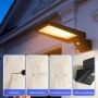 Комплект 2 соларни LED лампи с датчик и дистанционно, снимка 14