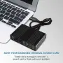 5.1 оптична USB звукова карта (външна) S/PDIF вход и изход + Гаранция, снимка 7