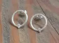 Сребърни обеци., снимка 2