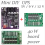 UPS 40W 3S - 18650 battery , платка непрекъсваемо захранване за литиеви батерии, снимка 1