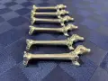 Комплект посребрени френски поставки за прибори за хранене - 6 броя, снимка 6