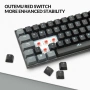 Rii RK802 Wireless Mechanical Keyboard – безжична механична gaming клавиатура с RGB и Red Switches, снимка 5
