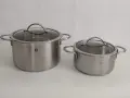 Zwilling J.A Henckels Solingen комплект от 2 масивни тенджери+индукция, снимка 1