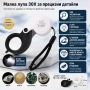 Мощна малка сгъваема лупа с LED осветление 30X за бижутери часовникари джобна мини злато камъни, снимка 1
