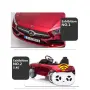 Розова акумулаторна кола Mercedes Benz CLS350 с кожена седалка 12V, снимка 3