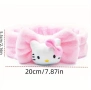 Спа лента за коса Hello Kitty в розово , снимка 3