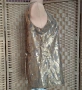 Miss me collection. Size M Златист топ от Коприна, снимка 4