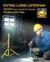  MechaniLite 26000LM LED работна светлина със стойка, снимка 7