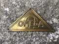 стара бронзова табелка /емблема/ "OMEGA", снимка 1