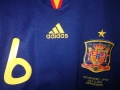 Spain Iniesta Final 2010 Adidas оригинална мачова тениска фланелка Испания Иниеста екип Световно , снимка 6