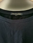 Дамска тениска Massimo Dutti Bright Eyes черна със златист надпис размер M/L, снимка 4
