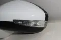 Ляво огледало Citroen C4 Spacetourer (2019-2022г.) 8 пина прибиране прибиращо Бял Бяло, снимка 4