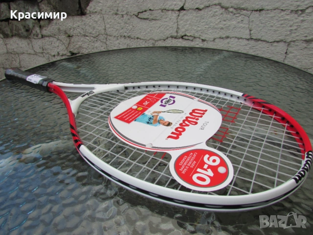 Детска тенис ракета Wilson Tour 25, снимка 10 - Тенис - 54393260