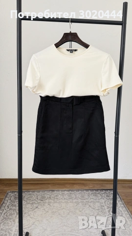 Massimo Dutti пола с колан, снимка 9 - Поли - 55225483
