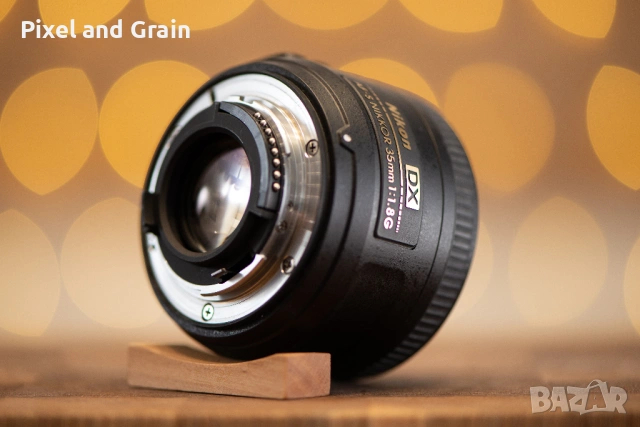 Nikon AF-S 35mm f/1.8G DX обектив Никон, снимка 2 - Обективи и филтри - 54635602
