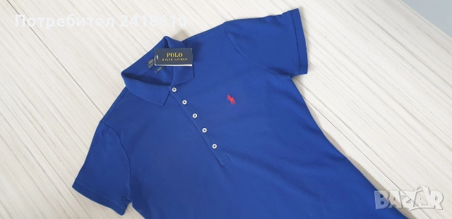 POLO Ralph Lauren Pique Cotton Slim Fit Size L НОВО! ОРИГИНАЛ! Дамска Tениска!, снимка 9 - Тениски - 53950059
