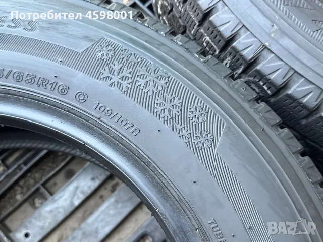2бр.ЗИМНИ ГУМИ Bridgestone 215/65/16C за бус Sprinter,Crafter,Iveco,Ducato,Master,Jumpy, снимка 5 - Гуми и джанти - 55666996