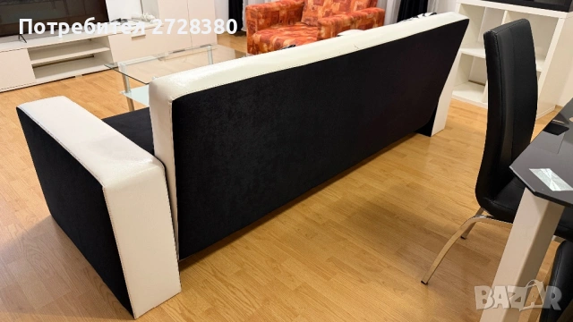 Диван - кога + текстил, снимка 4 - Дивани и мека мебел - 54091849