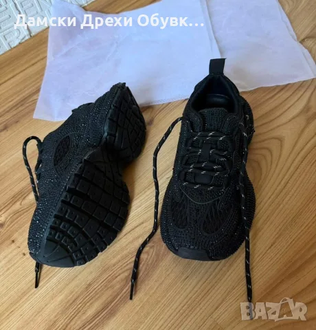 Дамски маратонки с камъчета по модел на Balenciaga , снимка 6 - Маратонки - 55051248