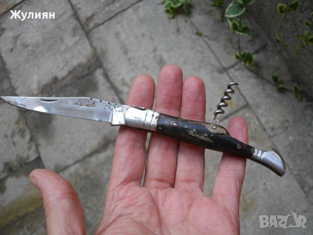 КОЛЕКЦИОНЕРСКО ДЖОБНО НОЖЧЕ LAGUIOLE, снимка 3 - Антикварни и старинни предмети - 55145069