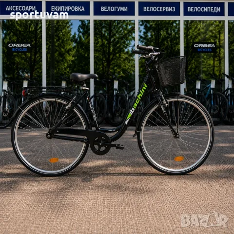 НОВ Градски Велосипед Velotec 28 Black - БЕЗПЛАТНА ДОСТАВКА, снимка 4 - Велосипеди - 55389121