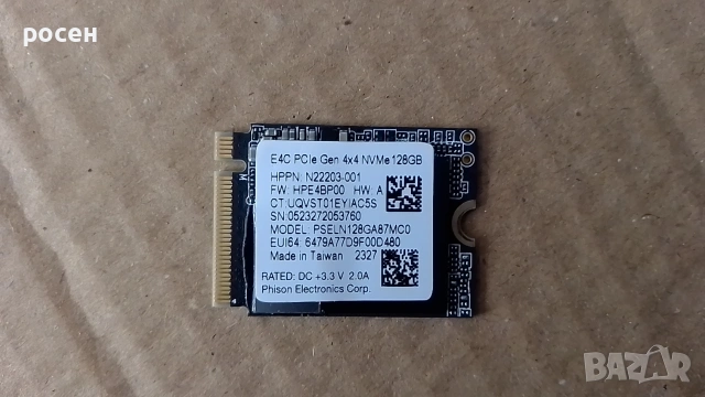 SSD NVMe 128gb Phison 4x4 2230 