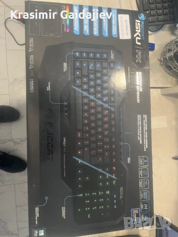 	 ROCCAT ROC-12-920 Tastatur Gaming USB Weiß [DE-Version, German Keyboard], снимка 4 - Клавиатури и мишки - 54818455