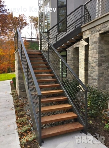 Външни стълби и парапети по поръчка – метални конструкции - ЛИЗИНГ, снимка 6 - Други услуги - 53996104
