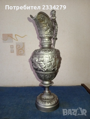 Стари кани-вази ,,РИТОНИ", красива ренесансова форма , снимка 3 - Антикварни и старинни предмети - 54486906